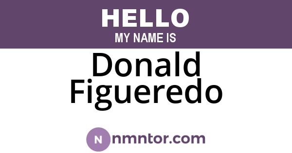 Donald Figueredo