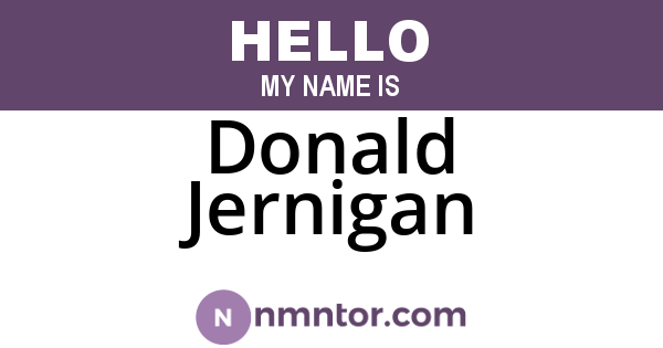 Donald Jernigan