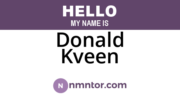Donald Kveen