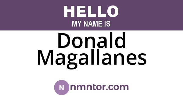 Donald Magallanes