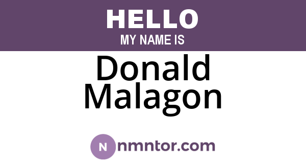Donald Malagon