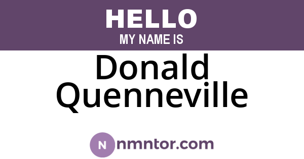 Donald Quenneville