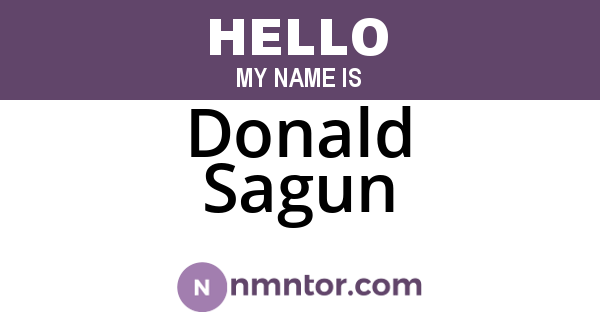 Donald Sagun