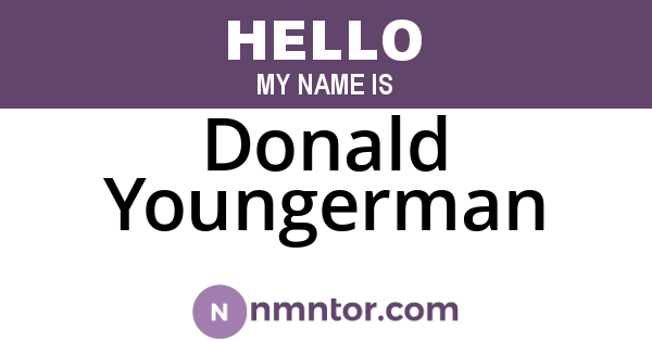 Donald Youngerman