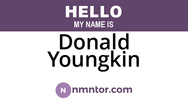 Donald Youngkin