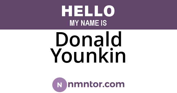 Donald Younkin