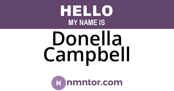 Donella Campbell