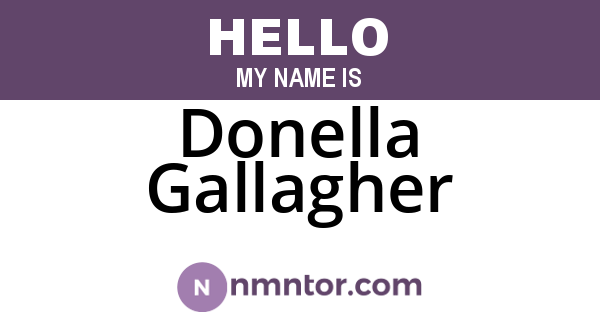Donella Gallagher