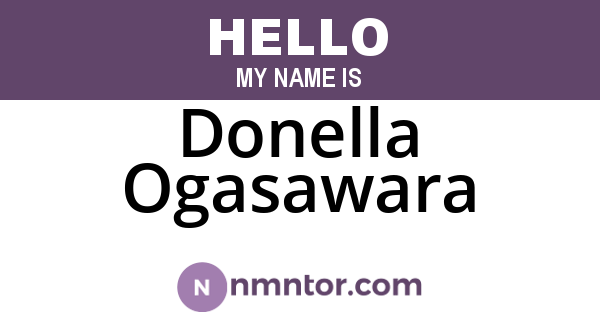 Donella Ogasawara