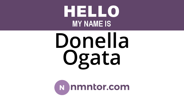 Donella Ogata