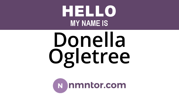 Donella Ogletree