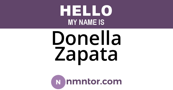 Donella Zapata