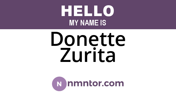 Donette Zurita