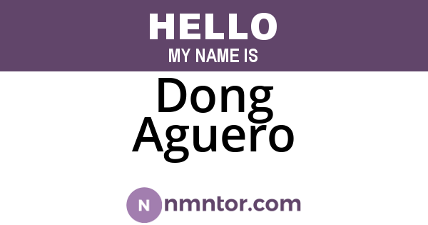 Dong Aguero