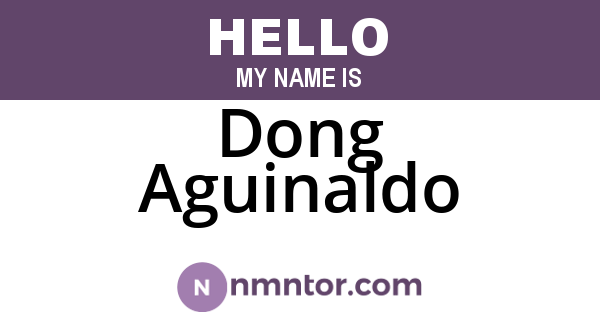 Dong Aguinaldo