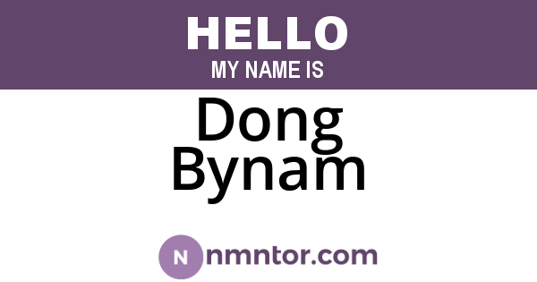 Dong Bynam