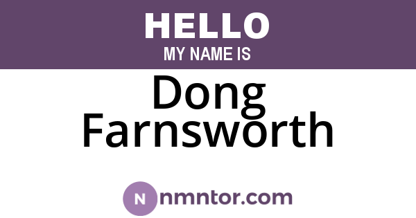 Dong Farnsworth