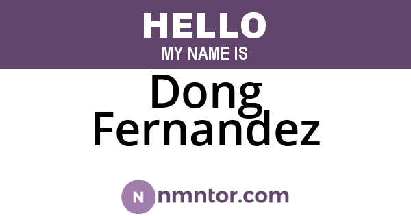 Dong Fernandez