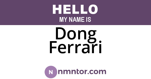 Dong Ferrari