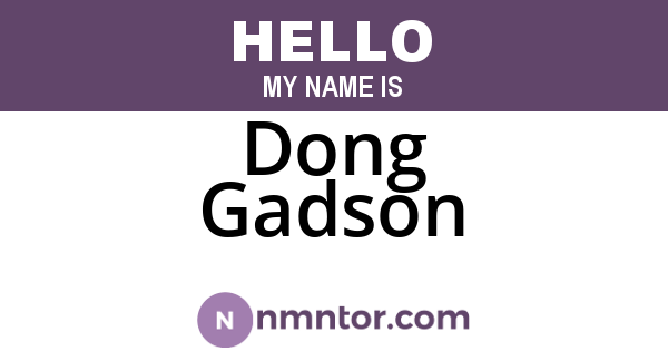 Dong Gadson