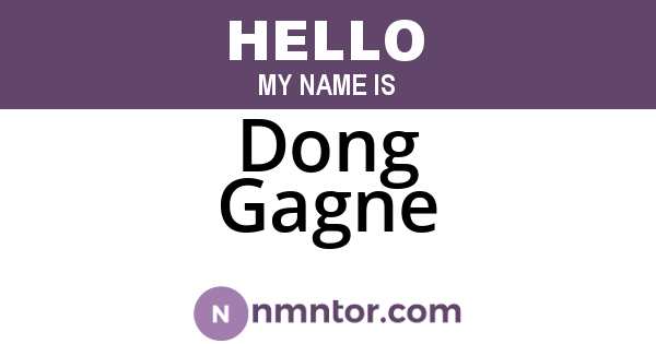 Dong Gagne