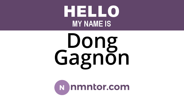 Dong Gagnon