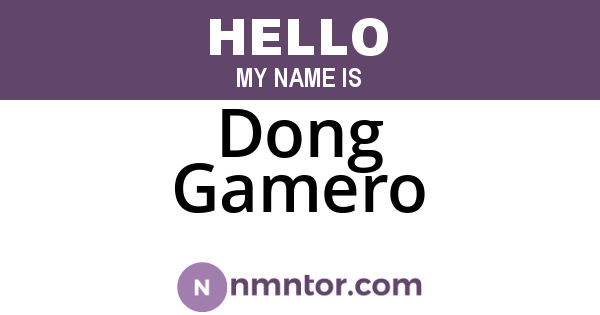 Dong Gamero