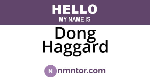 Dong Haggard