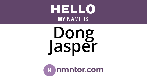 Dong Jasper