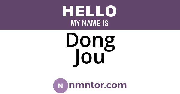 Dong Jou