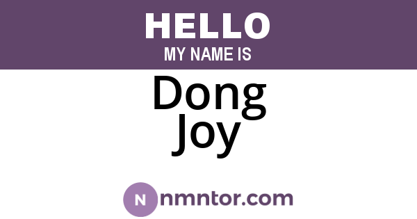 Dong Joy