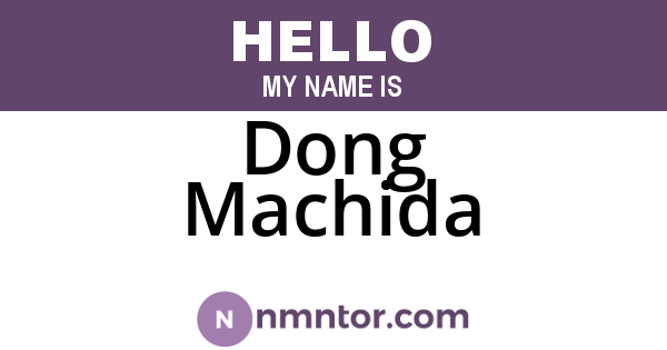 Dong Machida
