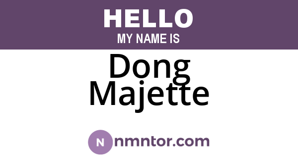 Dong Majette