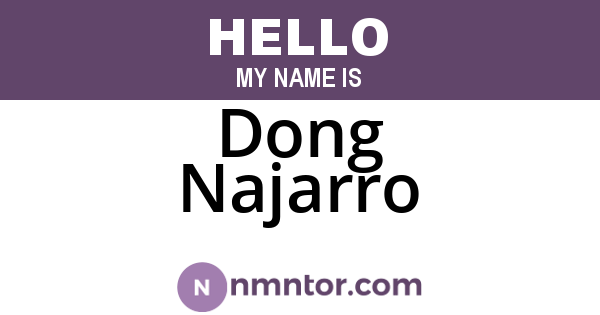 Dong Najarro
