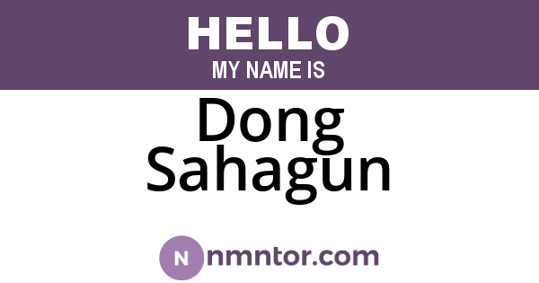 Dong Sahagun