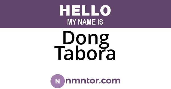 Dong Tabora