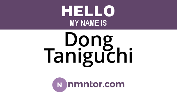 Dong Taniguchi