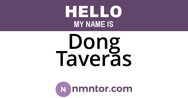 Dong Taveras