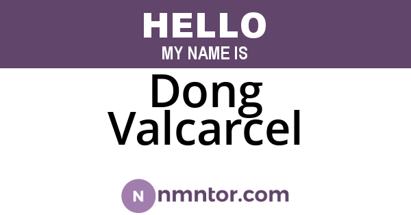 Dong Valcarcel