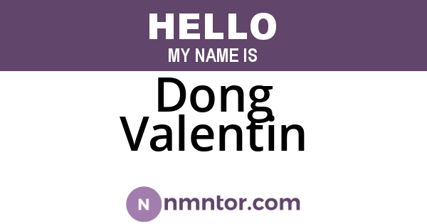 Dong Valentin