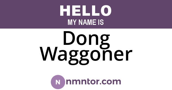 Dong Waggoner
