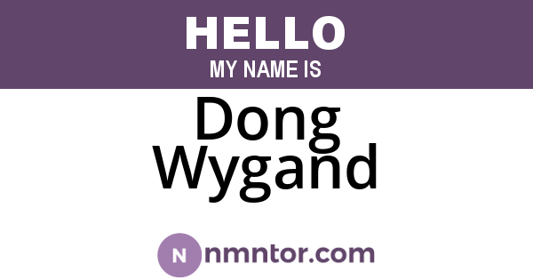 Dong Wygand