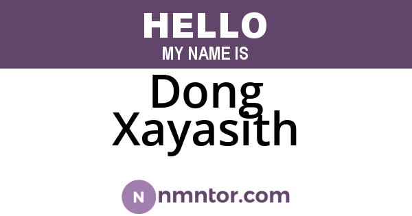 Dong Xayasith