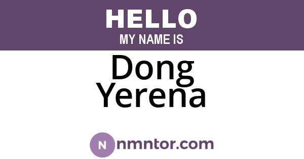 Dong Yerena