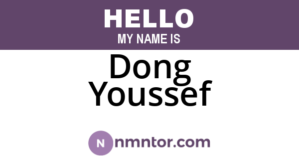 Dong Youssef