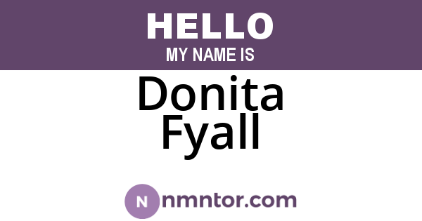 Donita Fyall