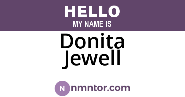 Donita Jewell