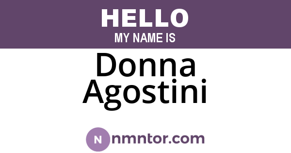 Donna Agostini