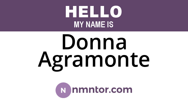 Donna Agramonte