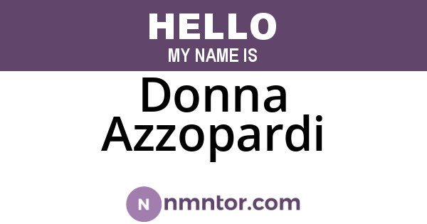 Donna Azzopardi